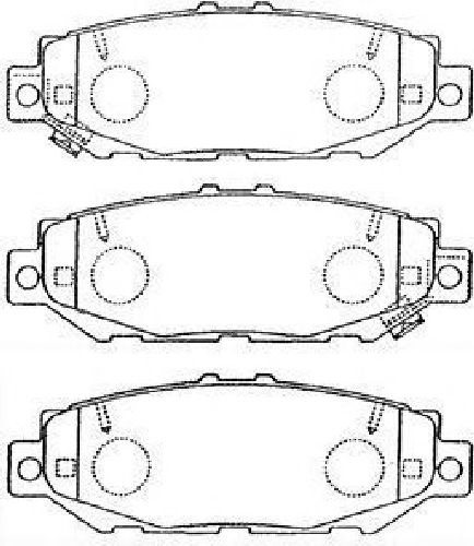 AISIN A2N059 - Brake Pad Set, disc brake