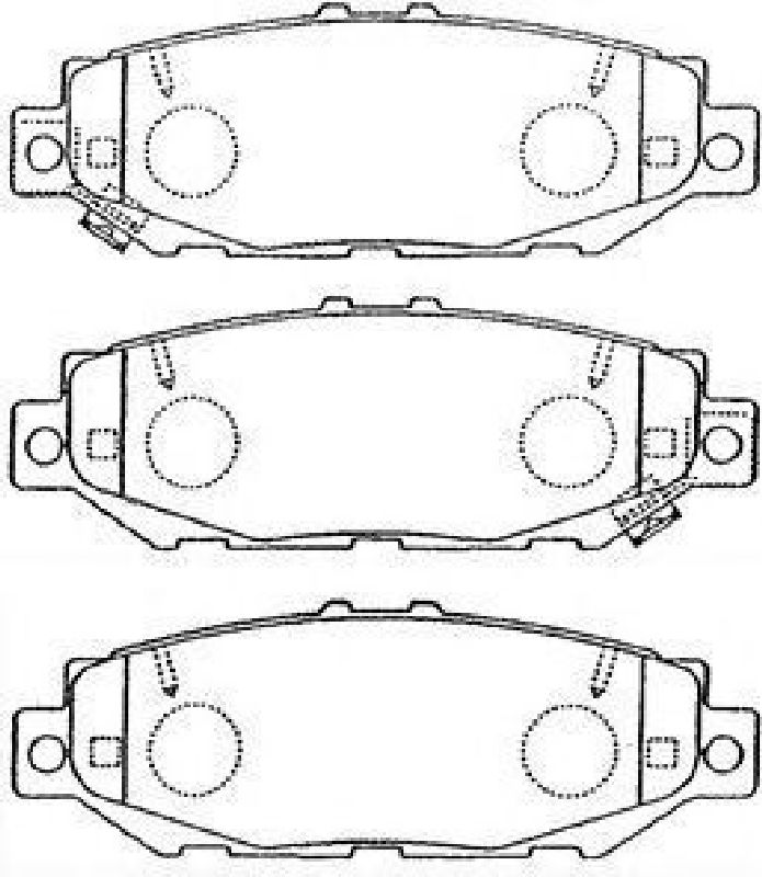 AISIN A2N059 - Brake Pad Set, disc brake