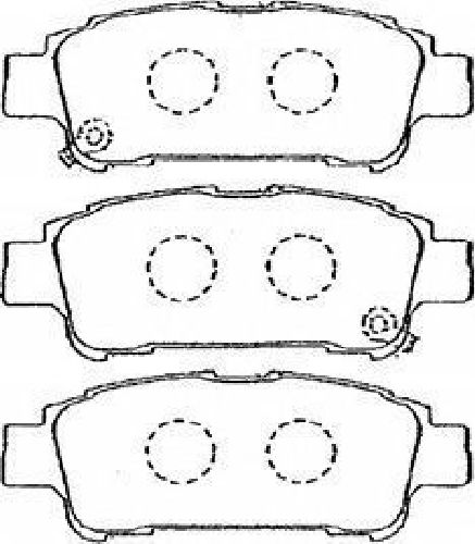 AISIN A2N069 - Brake Pad Set, disc brake