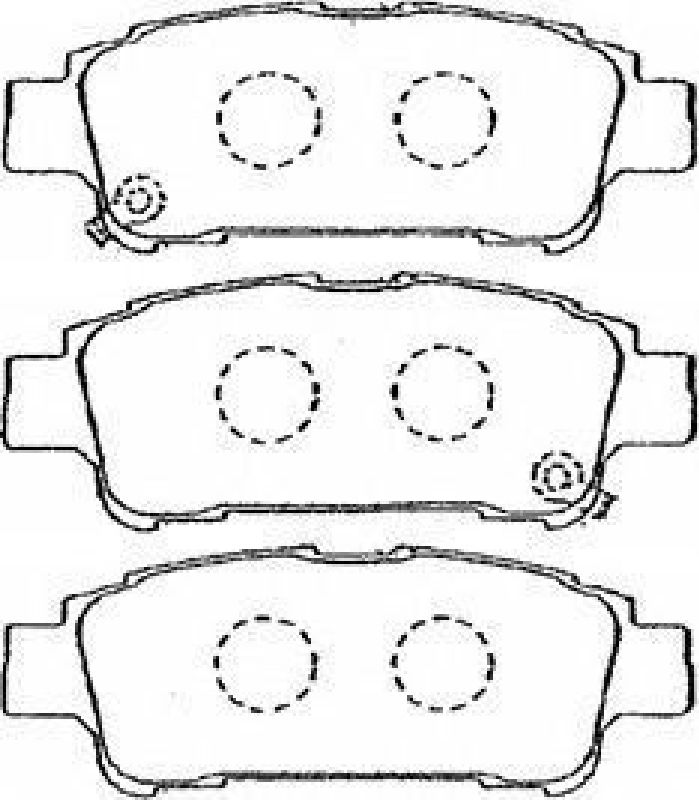 AISIN A2N069 - Brake Pad Set, disc brake