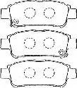 AISIN A2N069 - Brake Pad Set, disc brake