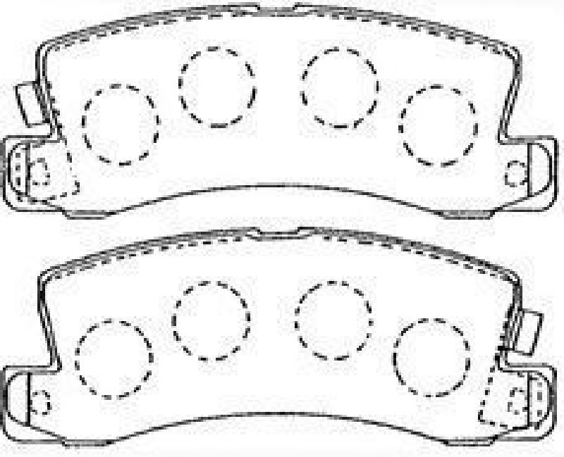 AISIN A2N081 - Brake Pad Set, disc brake