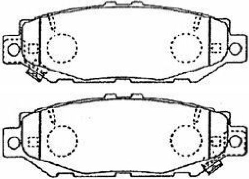 AISIN A2N084 - Brake Pad Set, disc brake