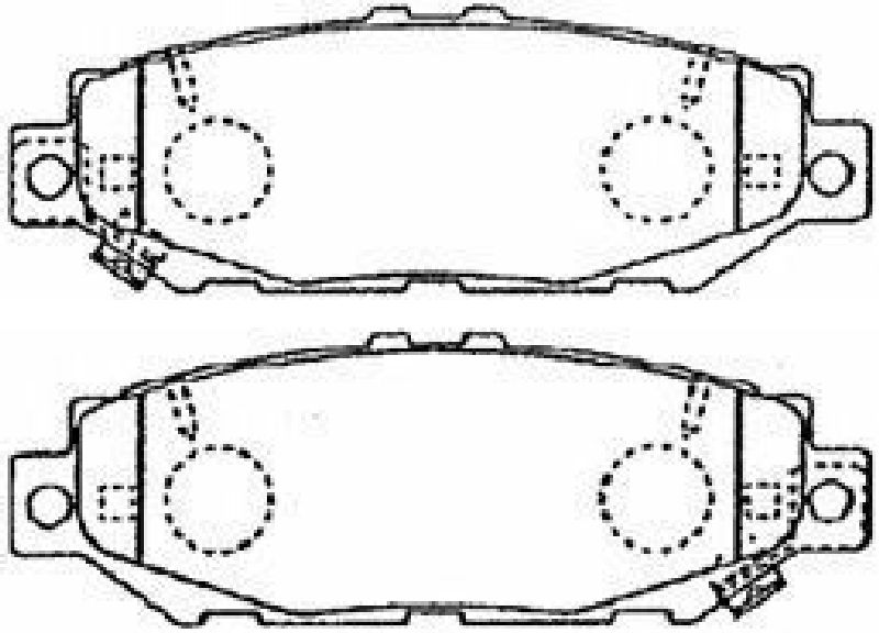 AISIN A2N084 - Brake Pad Set, disc brake