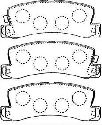 AISIN A2N094 - Brake Pad Set, disc brake