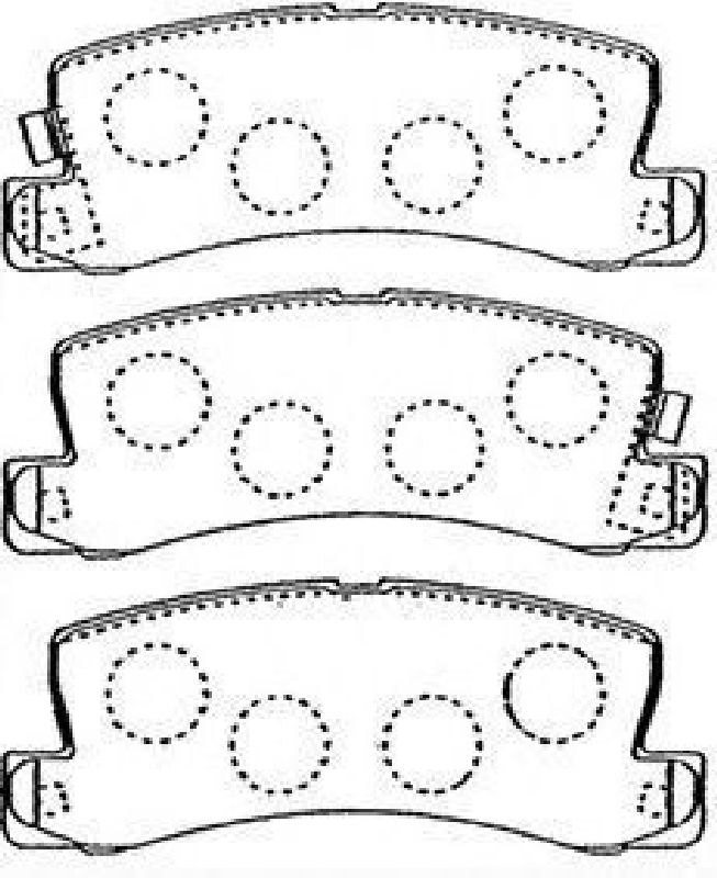 AISIN A2N094 - Brake Pad Set, disc brake