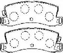 AISIN A2N095 - Brake Pad Set, disc brake