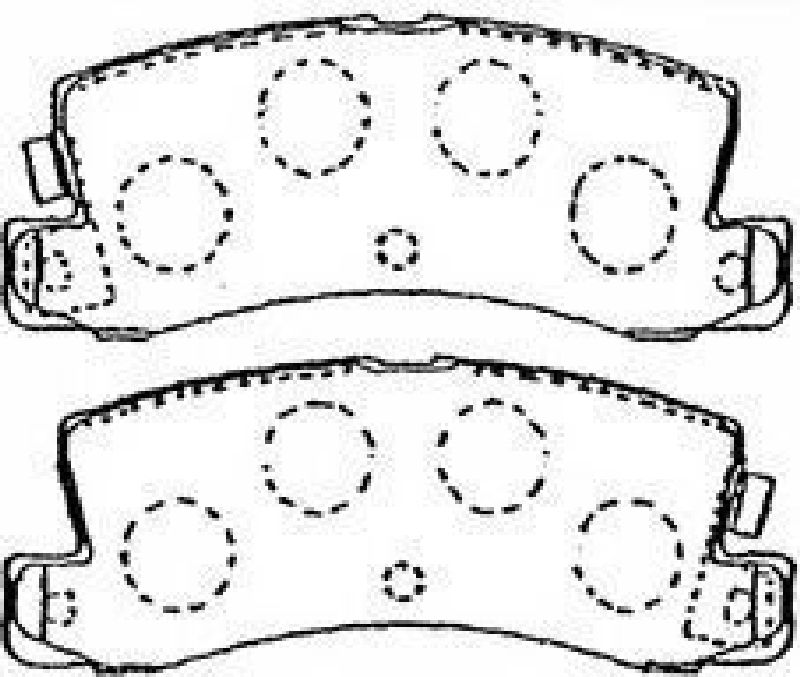 AISIN A2N095 - Brake Pad Set, disc brake