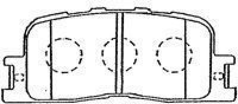 AISIN A2N104 - Brake Pad Set, disc brake