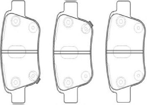 AISIN A2N191 - Brake Pad Set, disc brake