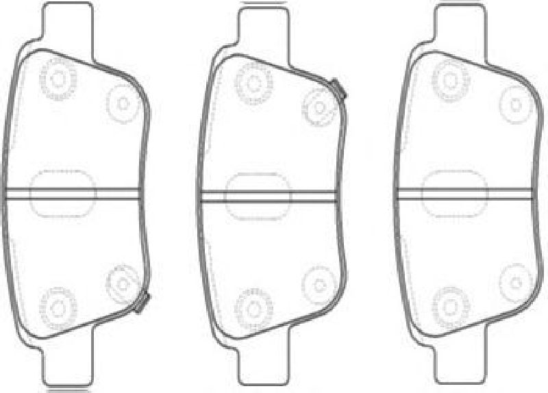 AISIN A2N191 - Brake Pad Set, disc brake