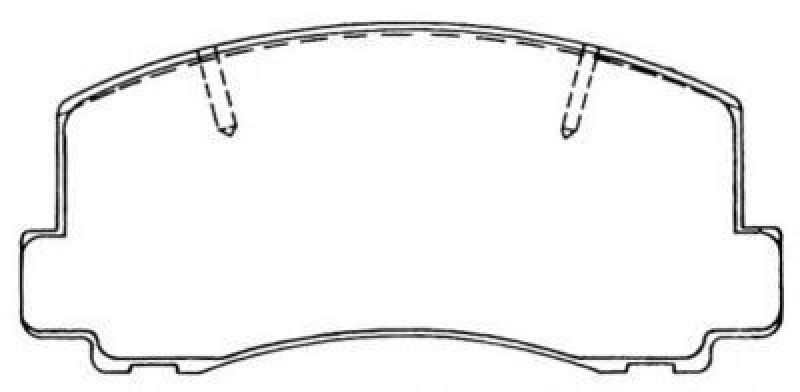 AISIN ASN-100 - Brake Pad Set, disc brake