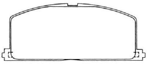 AISIN ASN-101 - Brake Pad Set, disc brake