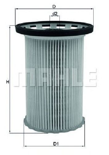 KX 341 KNECHT 70584451 - Fuel filter PORSCHE, VW