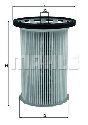 KX 341 KNECHT 70584451 - Fuel filter PORSCHE, VW