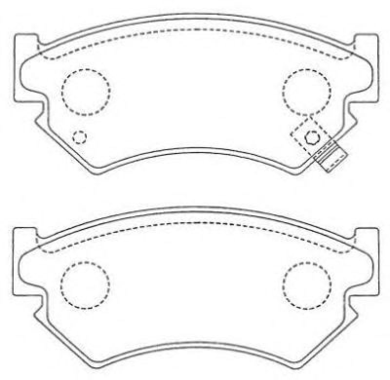 AISIN ASN-107 - Brake Pad Set, disc brake