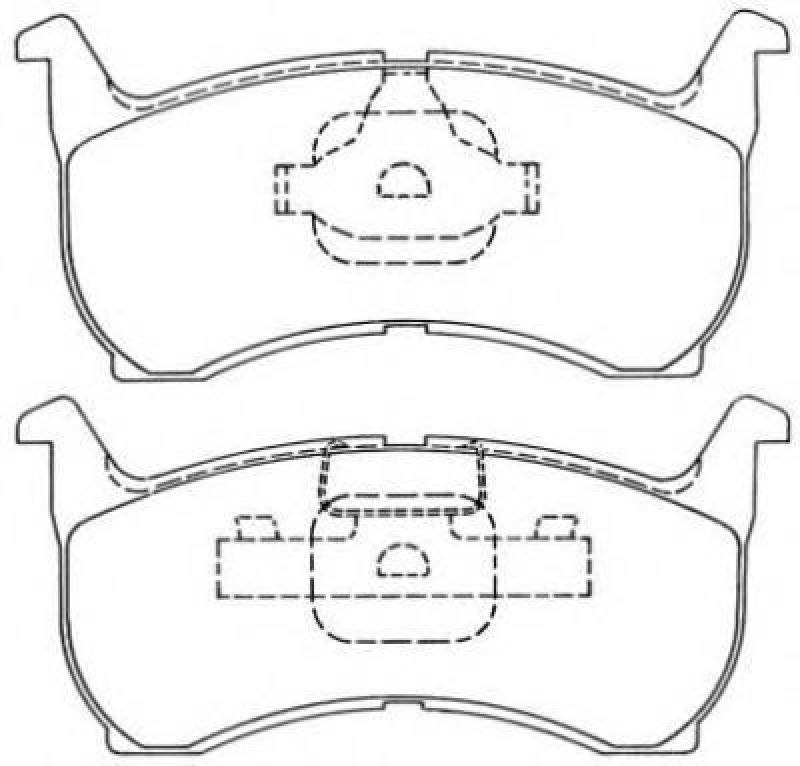 AISIN ASN-109 - Brake Pad Set, disc brake