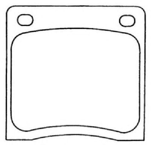 AISIN ASN-11 - Brake Pad Set, disc brake