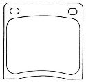 AISIN ASN-11 - Brake Pad Set, disc brake