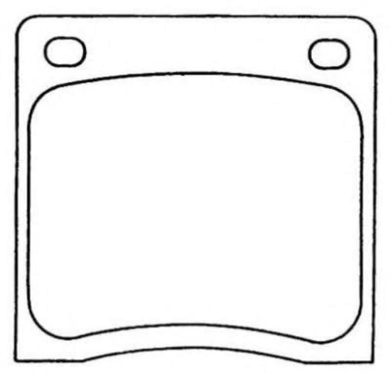 AISIN ASN-11 - Brake Pad Set, disc brake