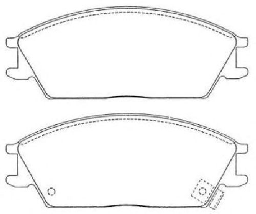 AISIN ASN-112W - Brake Pad Set, disc brake