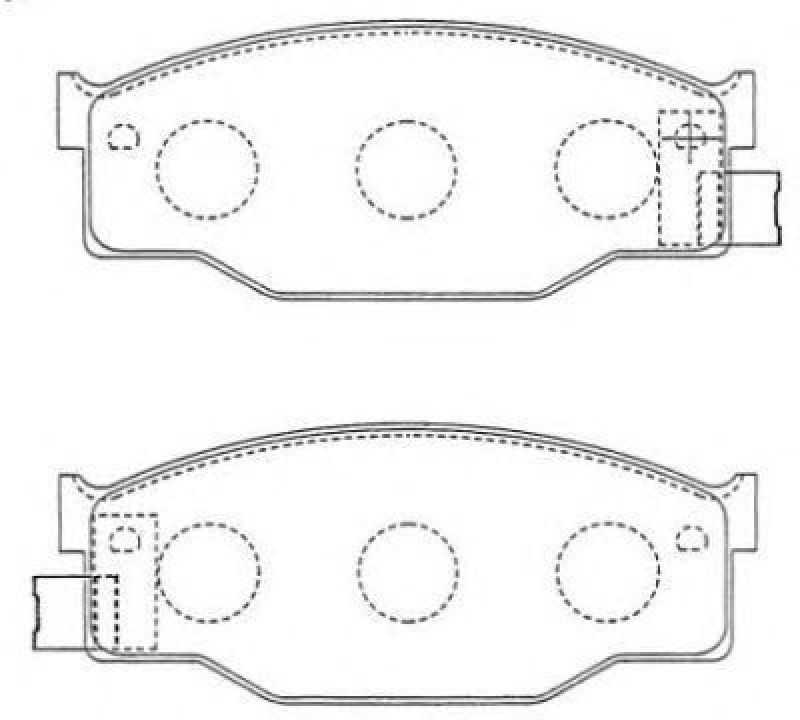 AISIN ASN-114 - Brake Pad Set, disc brake