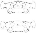 AISIN ASN-116 - Brake Pad Set, disc brake