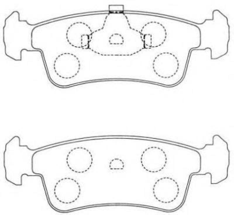 AISIN ASN-116 - Brake Pad Set, disc brake