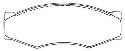 AISIN ASN-118 - Brake Pad Set, disc brake Front Axle NISSAN