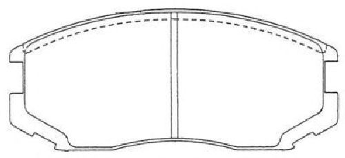 AISIN ASN-121 - Brake Pad Set, disc brake