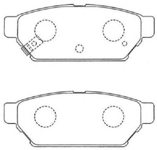 AISIN ASN-122 - Brake Pad Set, disc brake