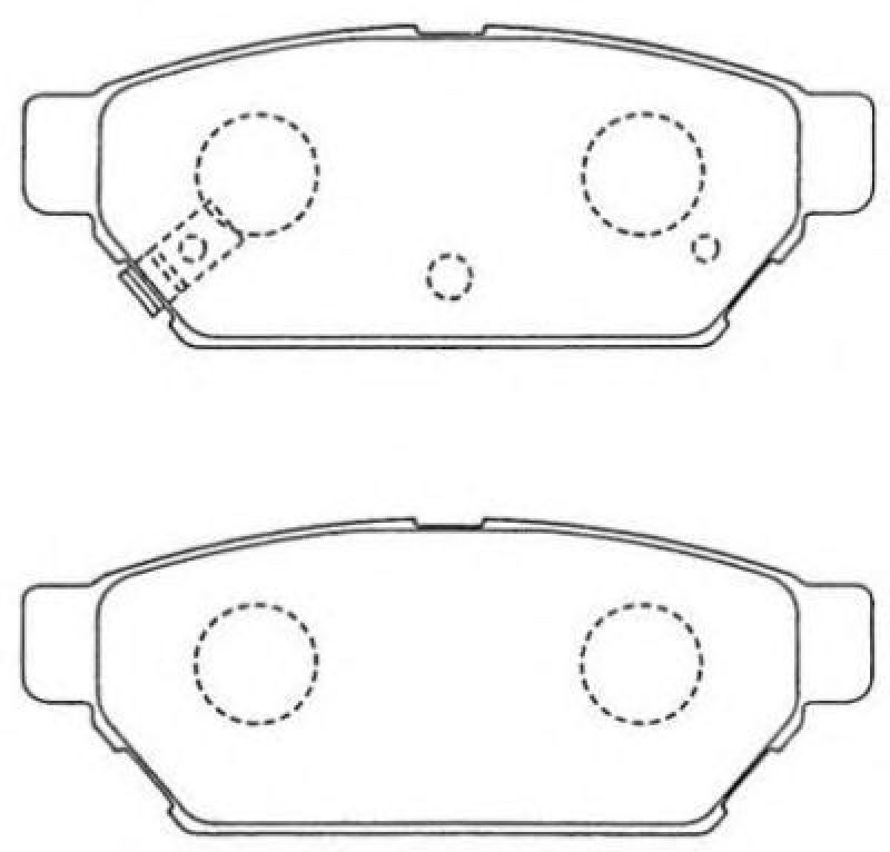 AISIN ASN-122 - Brake Pad Set, disc brake