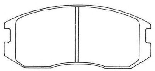 AISIN ASN-133 - Brake Pad Set, disc brake