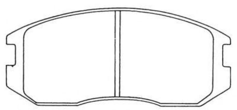 AISIN ASN-133 - Brake Pad Set, disc brake