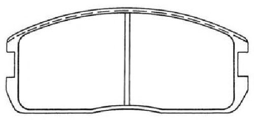 AISIN ASN-134 - Brake Pad Set, disc brake