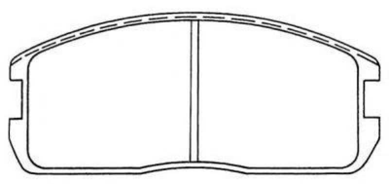 AISIN ASN-134 - Brake Pad Set, disc brake