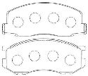 AISIN ASN-136 - Brake Pad Set, disc brake