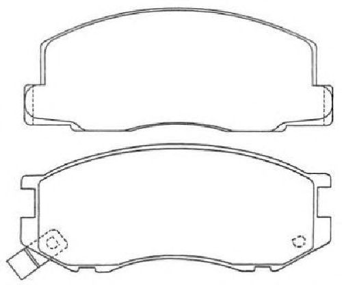 AISIN ASN-136W - Brake Pad Set, disc brake