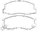 AISIN ASN-136W - Brake Pad Set, disc brake