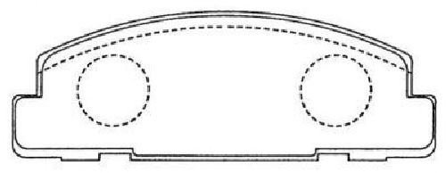 AISIN ASN-137 - Brake Pad Set, disc brake