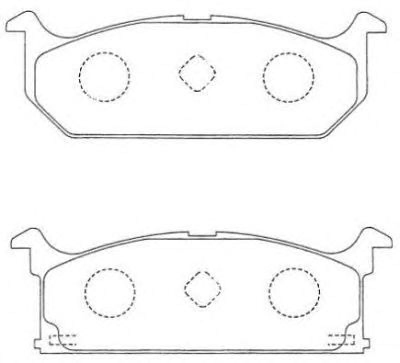 AISIN ASN-143 - Brake Pad Set, disc brake