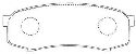 AISIN ASN-147 - Brake Pad Set, disc brake Rear Axle TOYOTA