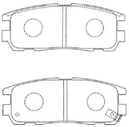 AISIN ASN-149 - Brake Pad Set, disc brake