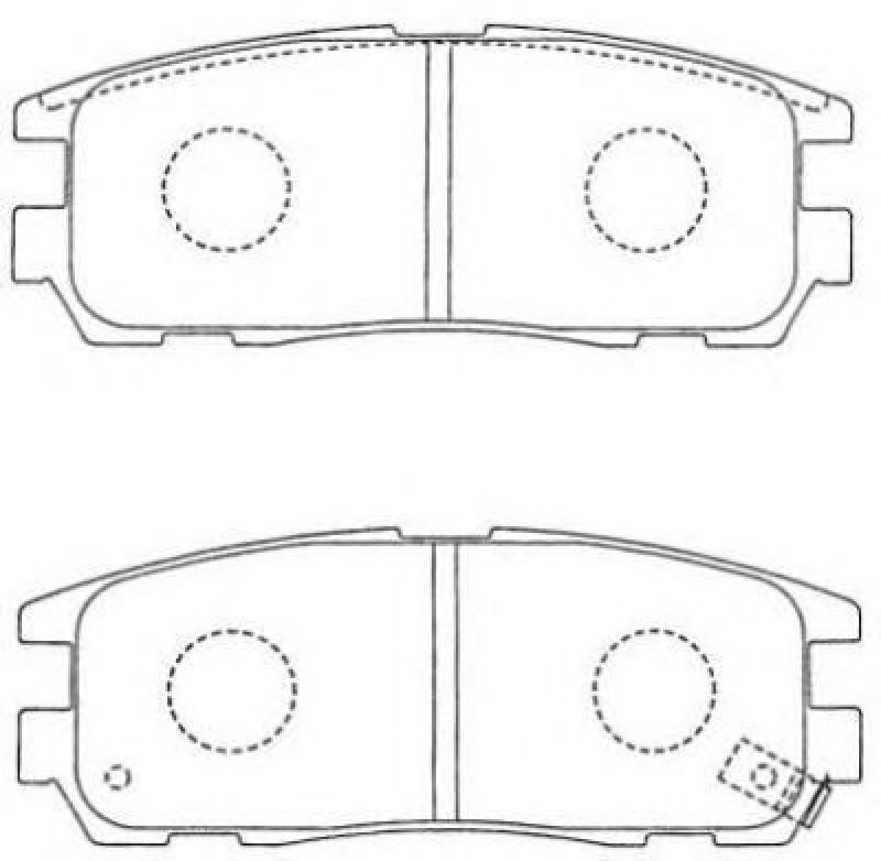 AISIN ASN-149 - Brake Pad Set, disc brake