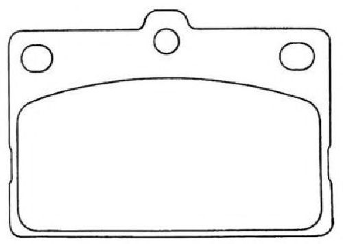 AISIN ASN-15 - Brake Pad Set, disc brake