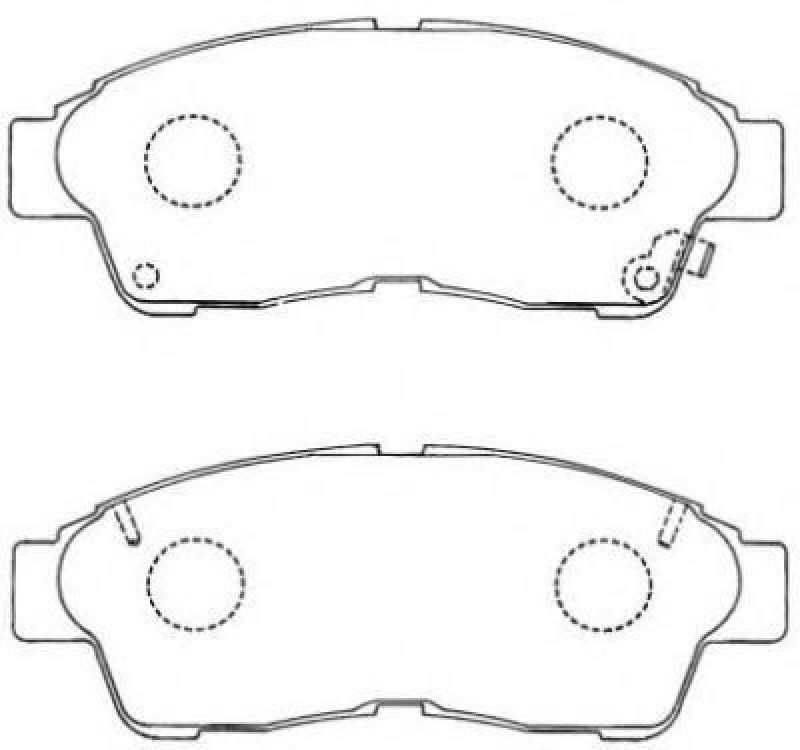AISIN ASN-154 - Brake Pad Set, disc brake