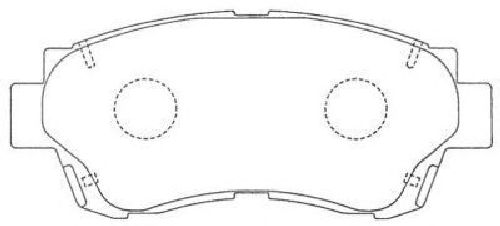 AISIN ASN-157 - Brake Pad Set, disc brake