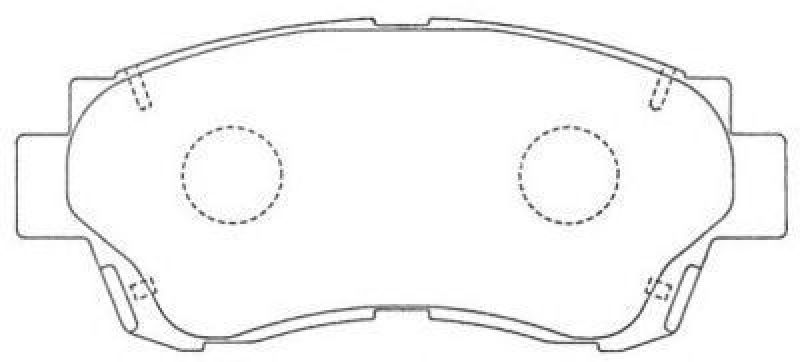 AISIN ASN-157 - Brake Pad Set, disc brake