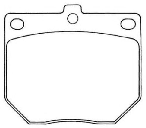 AISIN ASN-17 - Brake Pad Set, disc brake