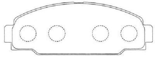 AISIN ASN-170 - Brake Pad Set, disc brake